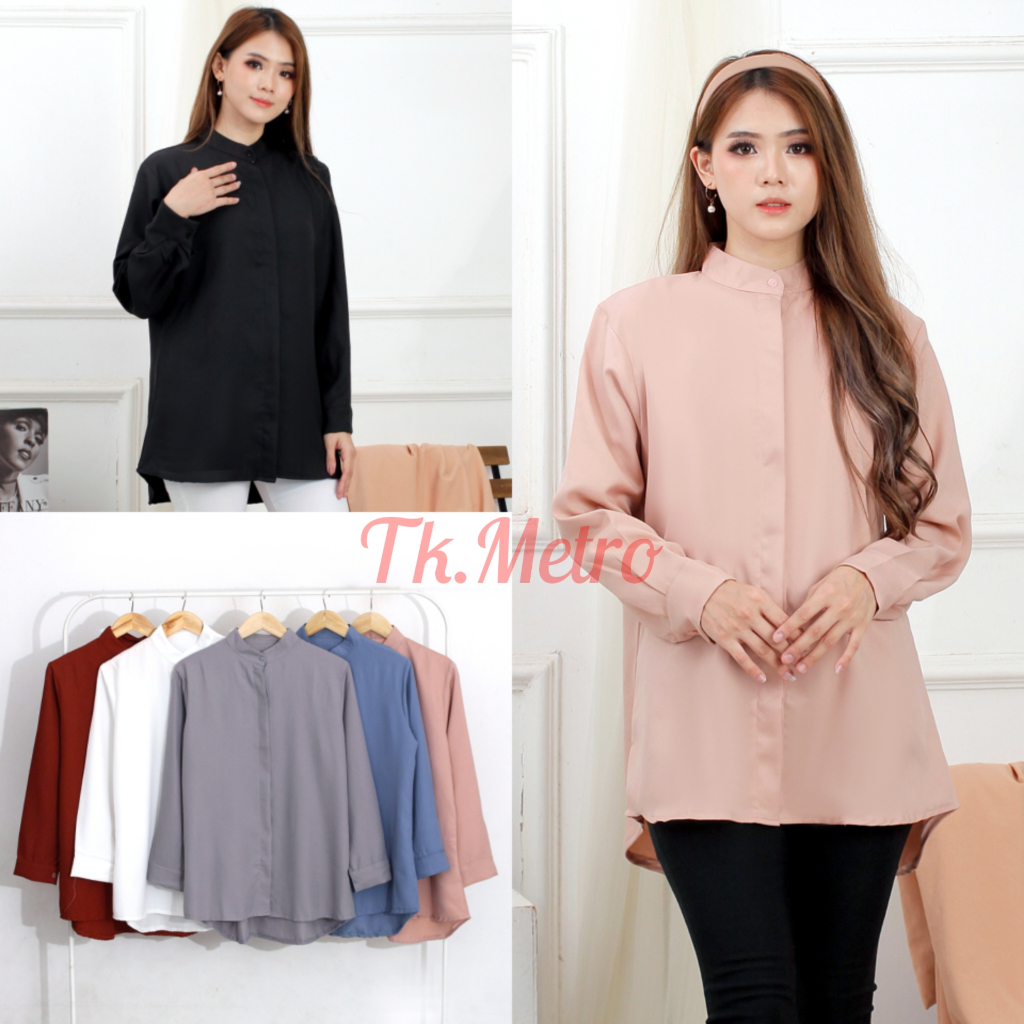 KEMEJA BLOUSE PREMIUM KUALITAS IMPORT BAHAN SHAKILA
