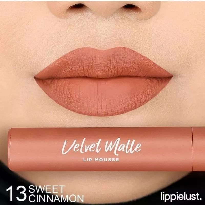 Velvet Matte Lip Mausse Wardah colorfit No 13 Sweet Cinnamon