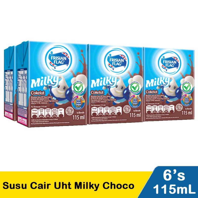 

Frisian Flag Uht Milky 6x115 ml