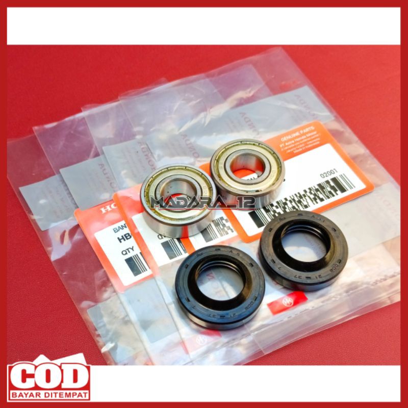 BEARING DAN SEAL SET RODA DEPAN HONDA BEAT ECO BEAT STREET BEAT LABA/BERING LAHER LAHAR LAKER DAN KA