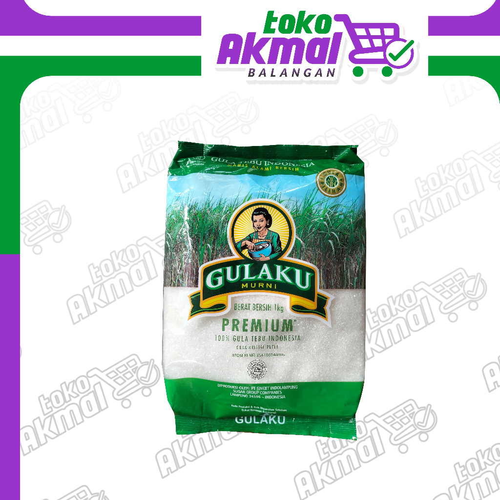 

GULAKU Gula Pasir Kristal Putih Kemasan 1KG