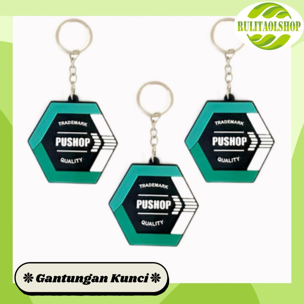 Gantungan Kunci Pushop Keychain Pushop Murah