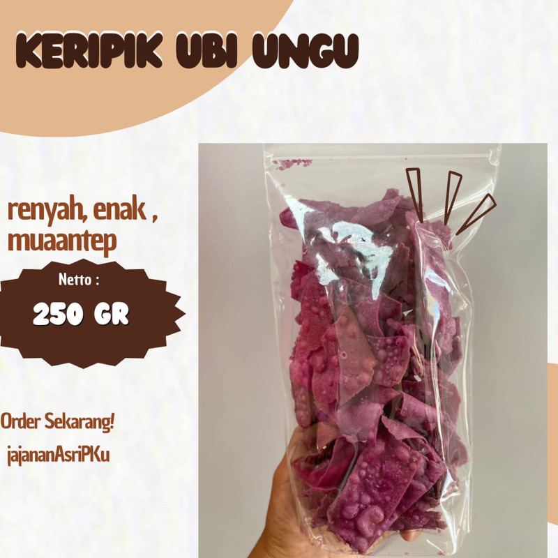 

KERIPIK UBI UNGU