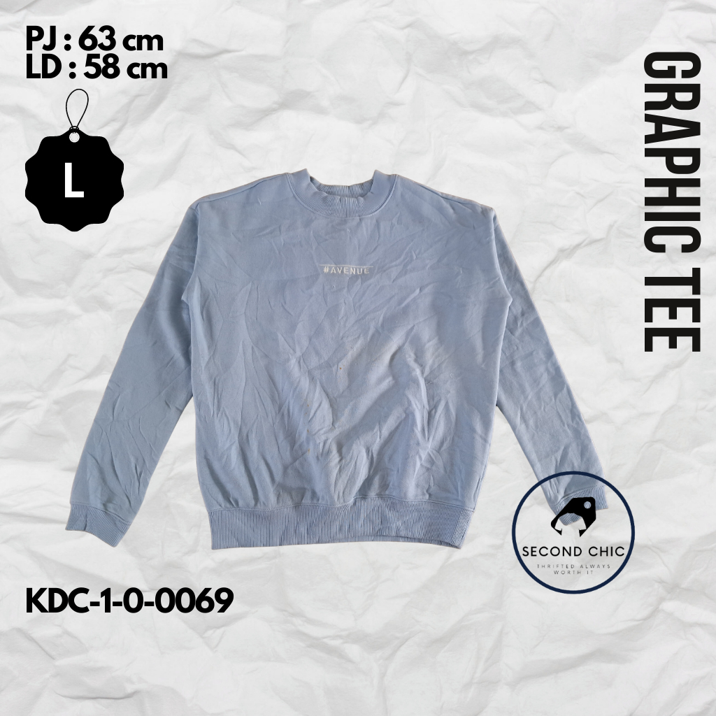 Crewneck GRAPHIC TEE ORIGINAL | Crewneck Pria | Sweater GRAPHIC TEE | Crewneck branded | Sweater bra