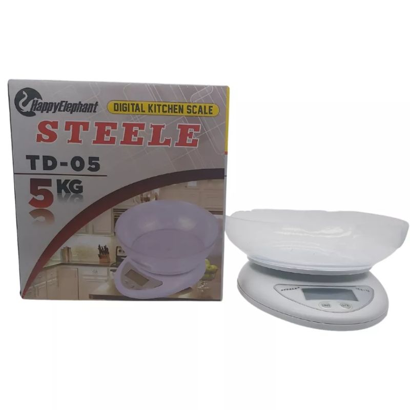 Timbangan Digital Steele Electronic Kitchen Scale 5 Kg / Timbangan Dapur