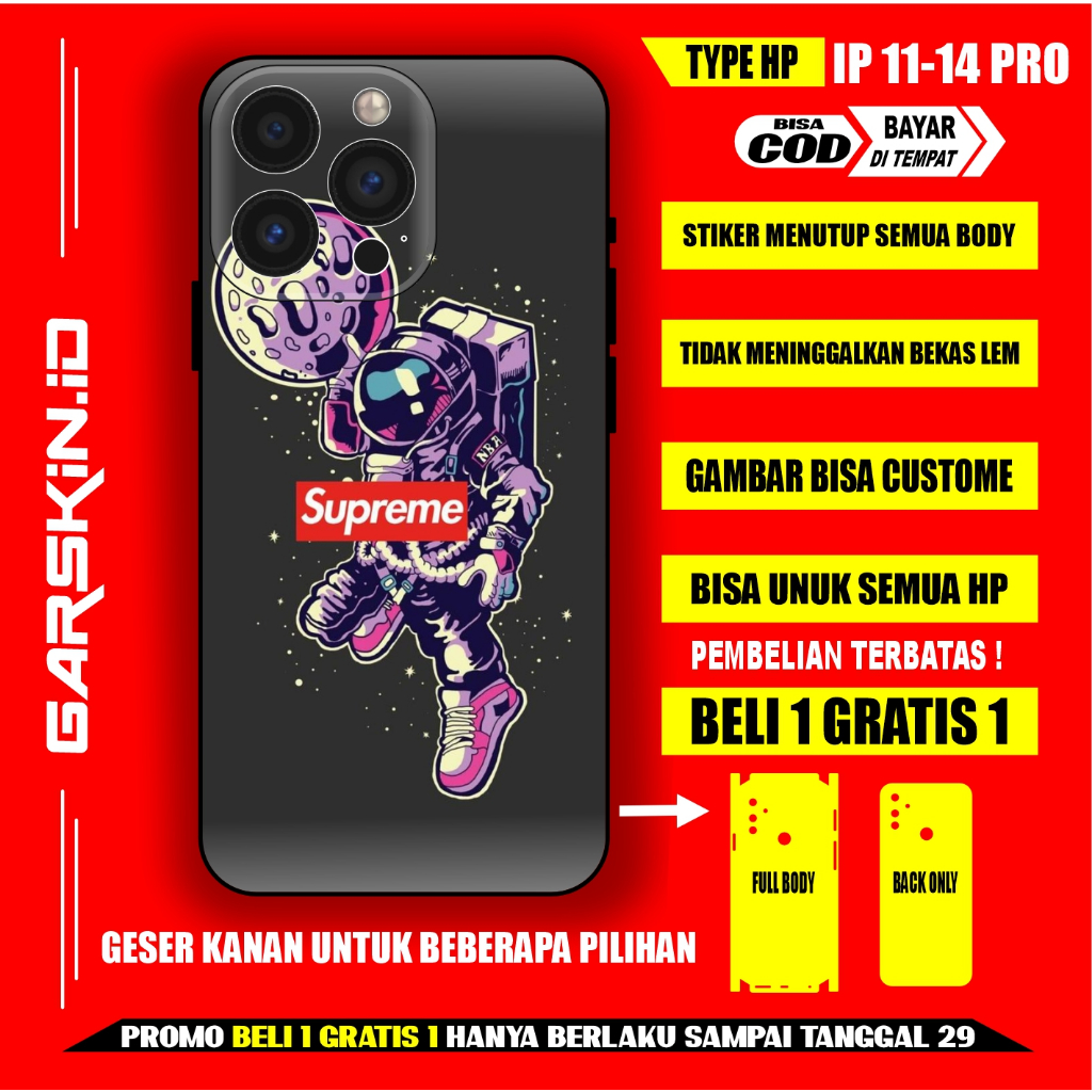 GARSKIN IPHONE 14 IP 13 PRO MAXX PELINDUNG HP APPLE MAC 11 ORIGINAL GRASKIN 12 MINI FULLBODY SKIN PR