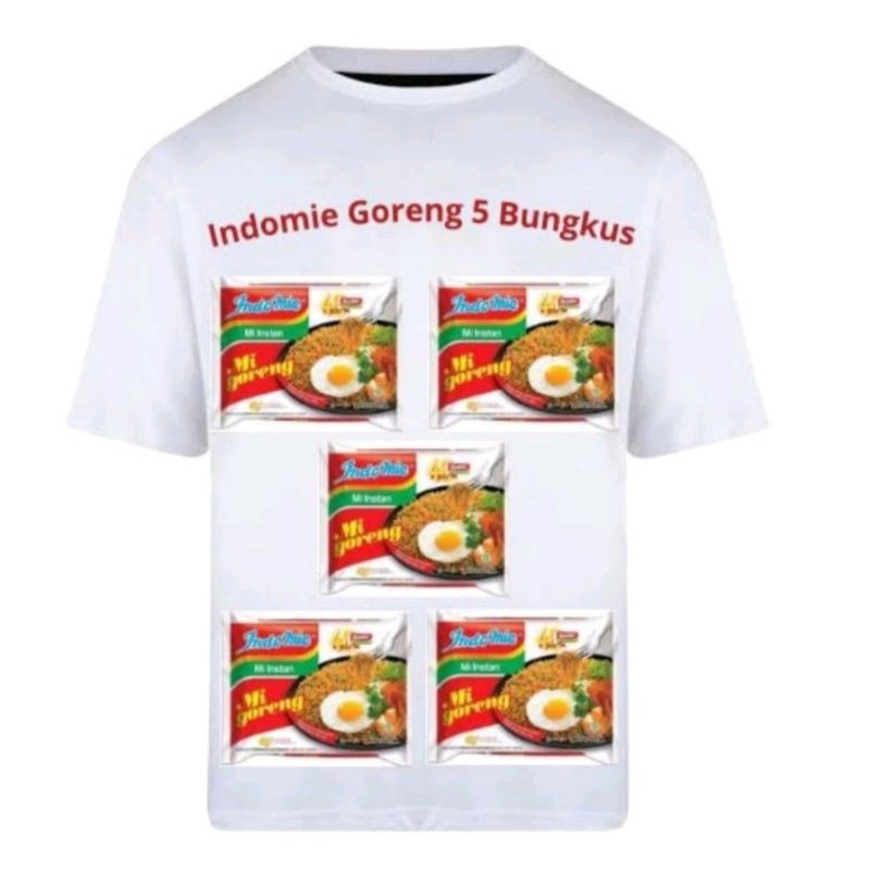 baju kaos pendek Indomie goreng /pcs