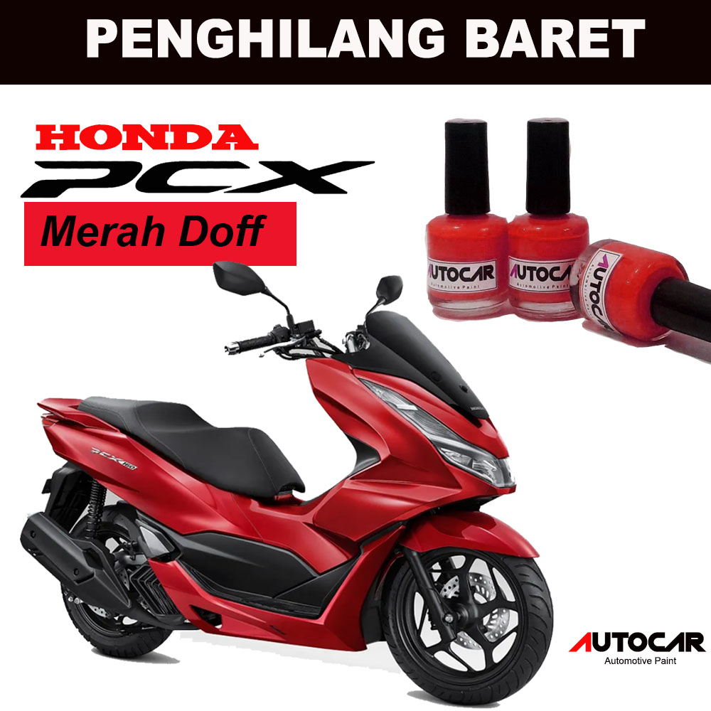 Cat Oles PCX scoopy Merah Doff 2 komponen - Penghilang baret PCX merah dop