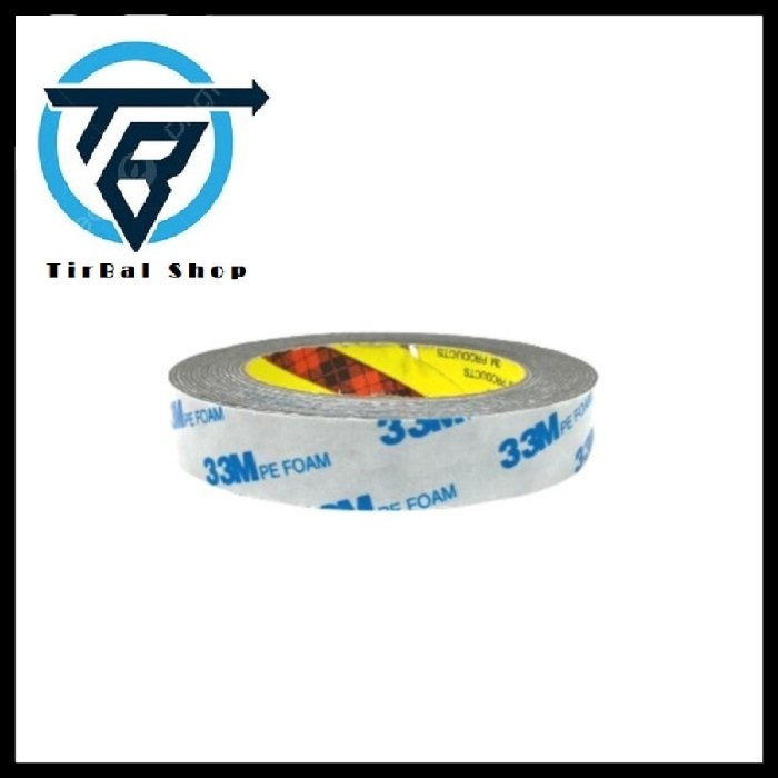 

Double Tape Busa 33M PE Foam Tape 2CM X 4Meter Perekat Double Tip