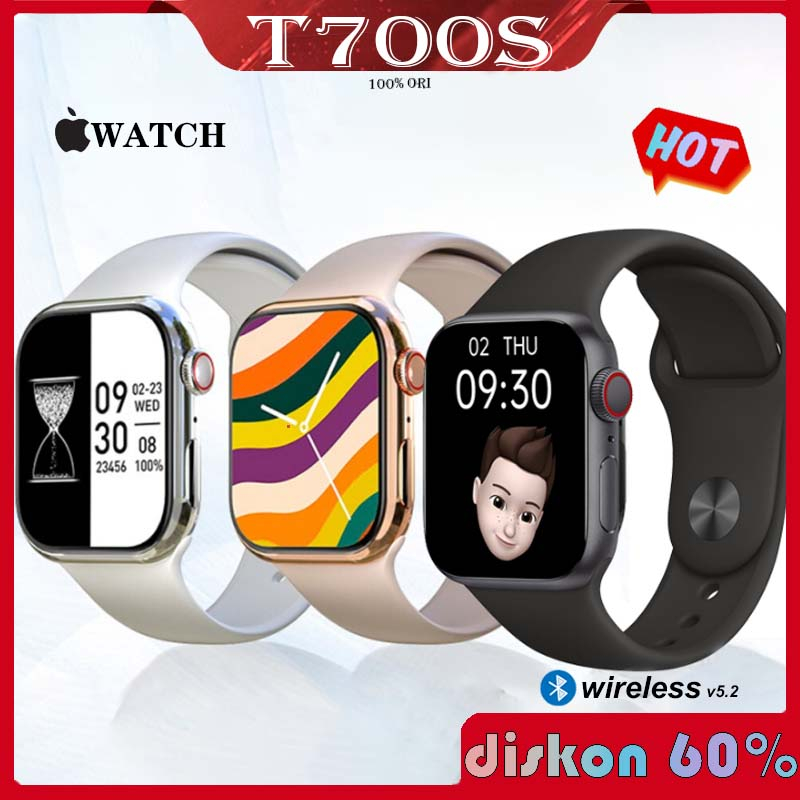 【RAJA SPEAKER】T700S Jam Tangan SmartWatch Fitness  Sport Waterproof / Mendukung Bluetooth Panggilan 