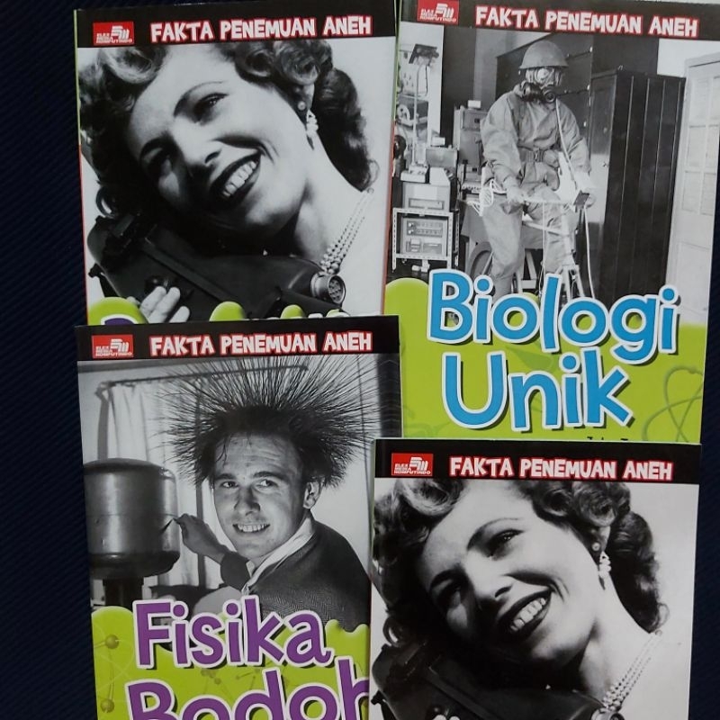 Buku Anak Langka Original ● Seri Fakta Penemuan Aneh ● Biologi Unik ☆ Fisika Bodoh ☆ Penemuan Luar B