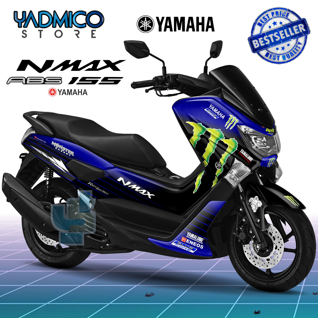 Decal Nmax Old Full Body - Stiker Motor Nmax Old Full Body - Dekal Hologram Nmax Lama Full Body - St
