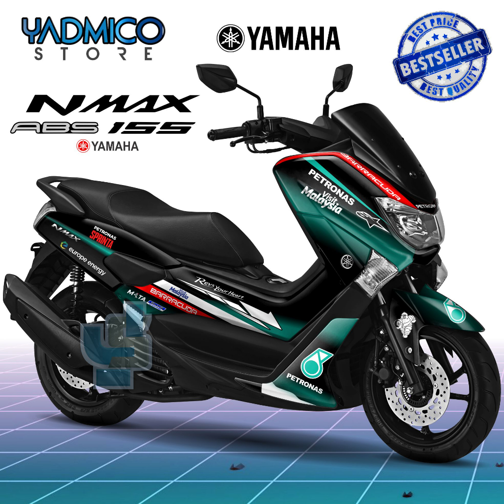 Decal Nmax Old Full Body - Stiker Motor Nmax Old Full Body - Dekal Hologram Nmax Lama Full Body - St
