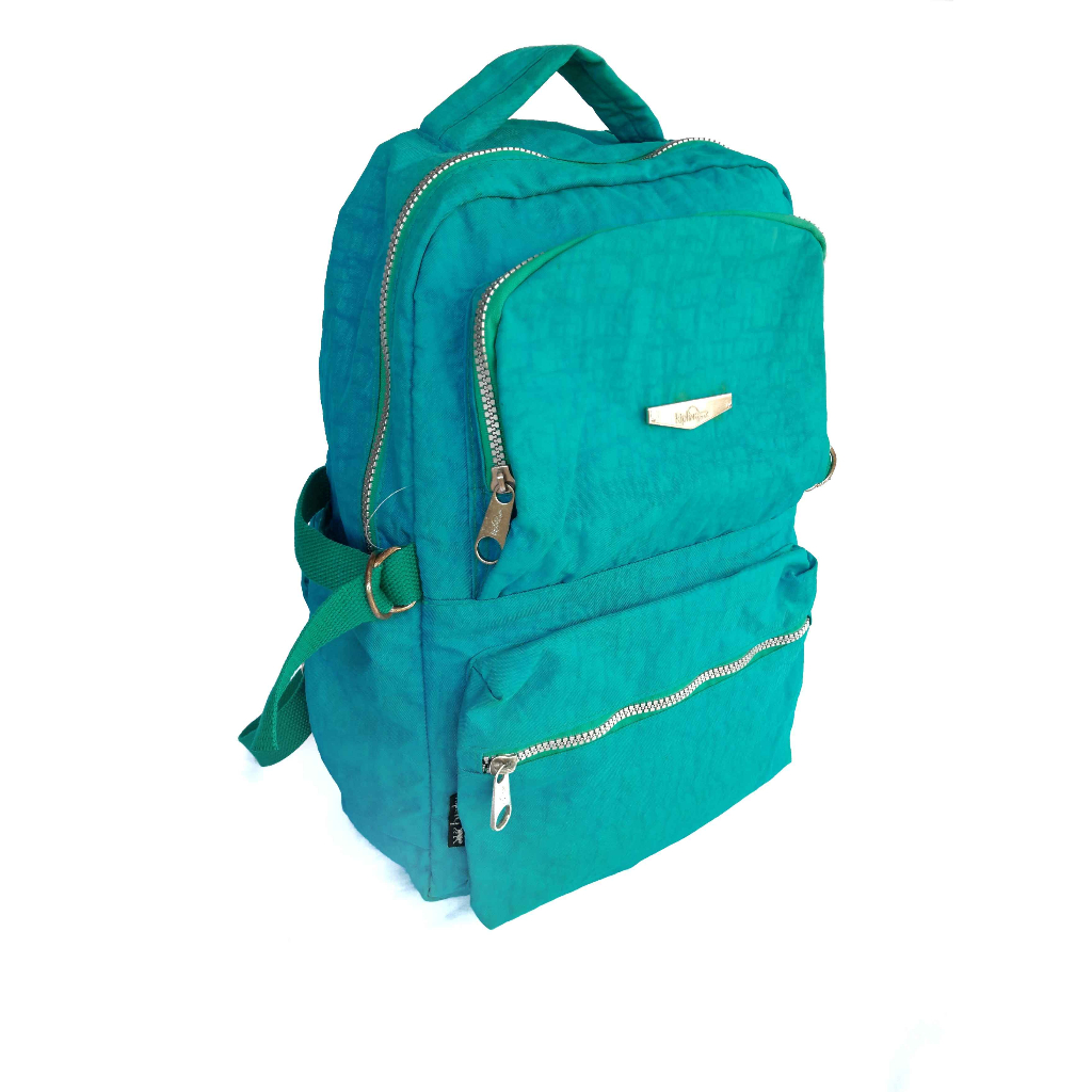 [ BISA NEGO ] TAS RANSEL BACKPACK WANITA POLOS BAHAN PARASUT KIPLING