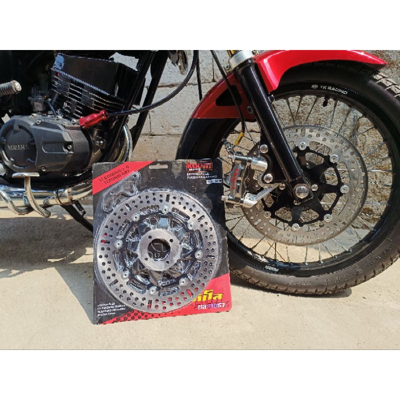piringan disc cakram rx king ukuran 300mm set breket