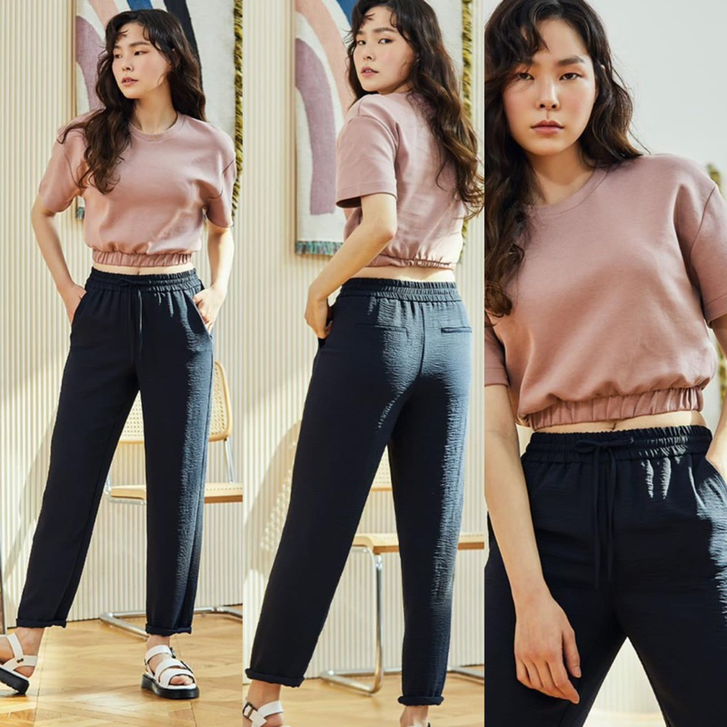 lapiaf korea navy pants
