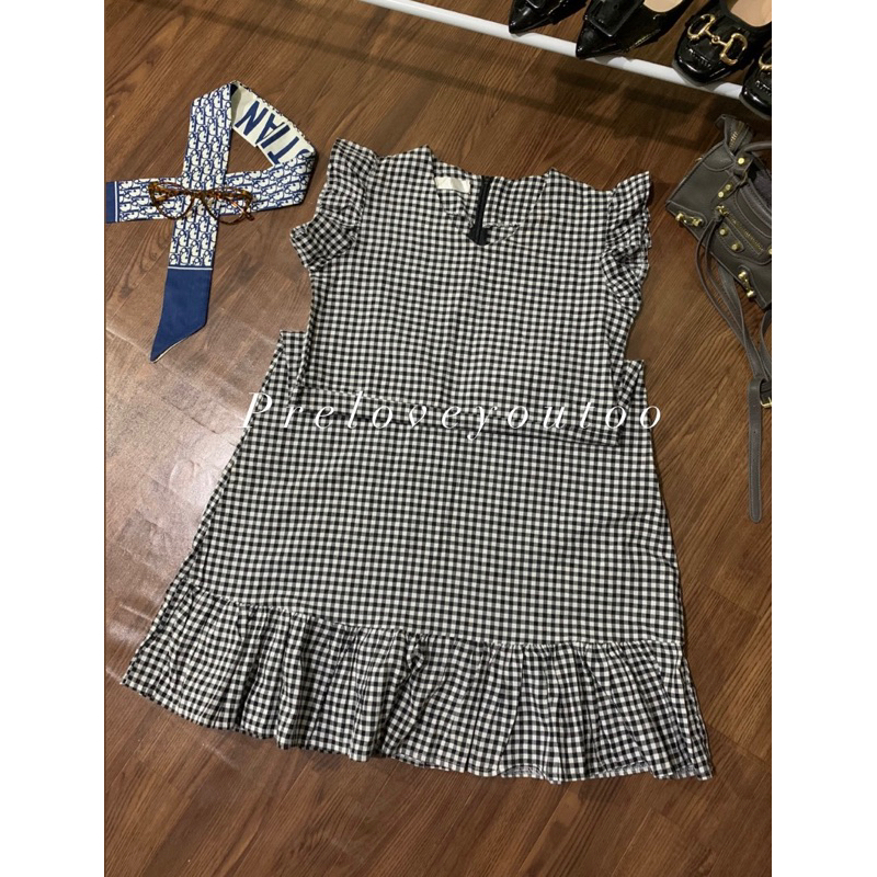 Dress ruffle wanita prelove