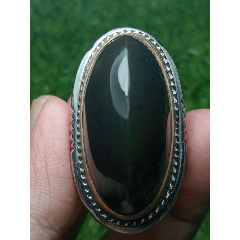 batu akik pandan ijo lumut sisik betik