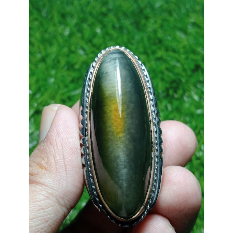 batu akik pandan ijo lumut sisik betik