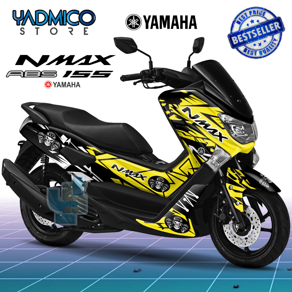 Decal Nmax Old Full Body - Stiker Motor Nmax Old Full Body - Dekal Hologram Nmax Lama Full Body - St