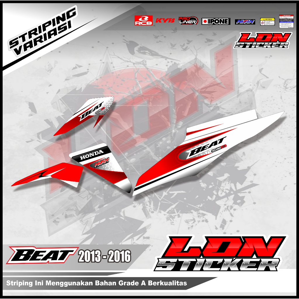 STRIPING BEAT FI / STRIPING BEAT / STICKER BEAT/ STRIPING MOTOR