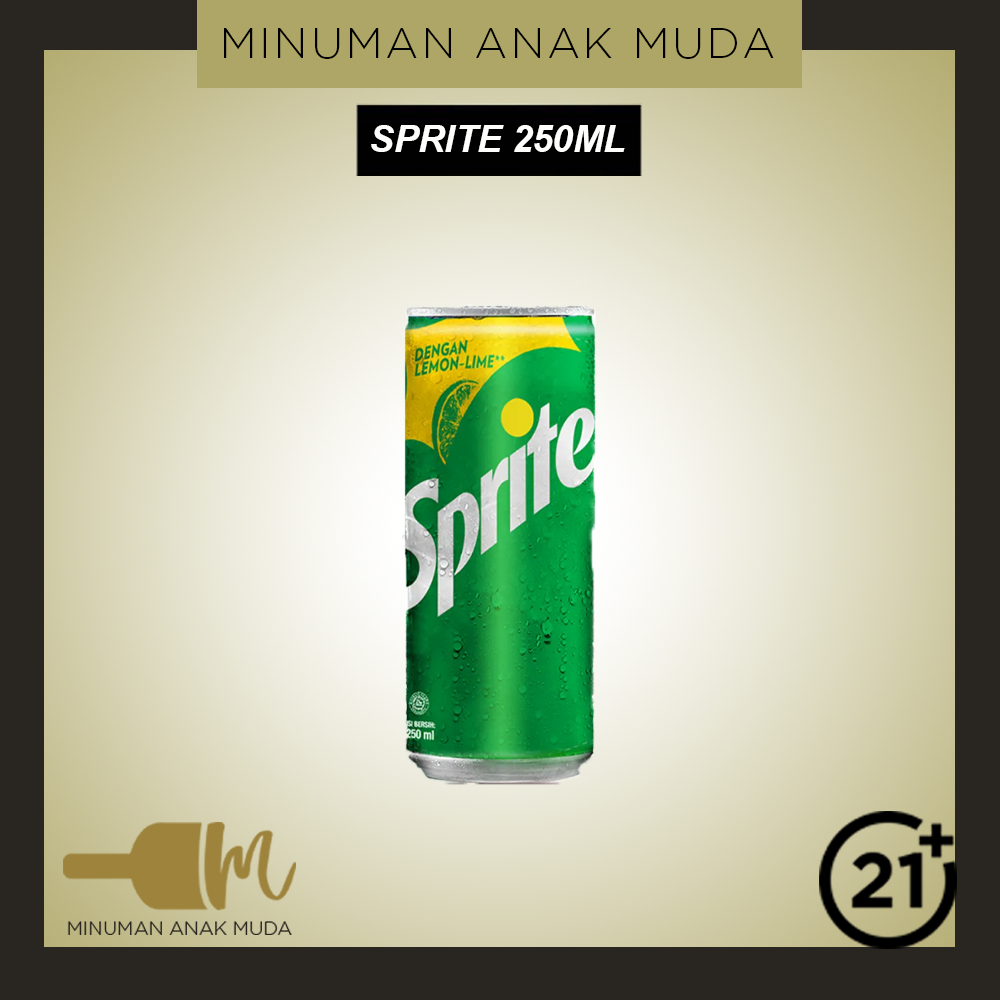 

Sprite Kaleng 250ml - Minuman Anak Muda