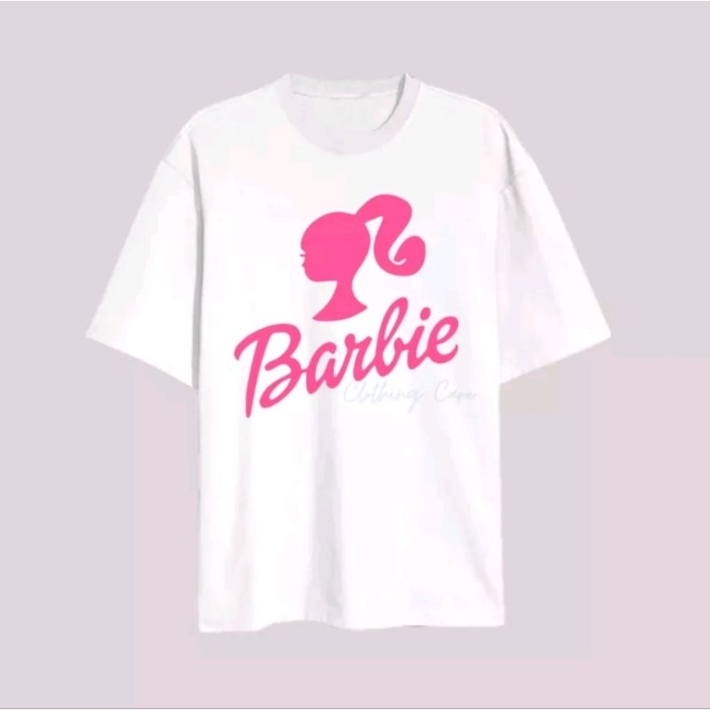 Kaos Dewasa Barbie Kaos Wanita Barbie Kaos Barbie Oblong Lengan Pendek Kaos Cewek Barbie Kaos