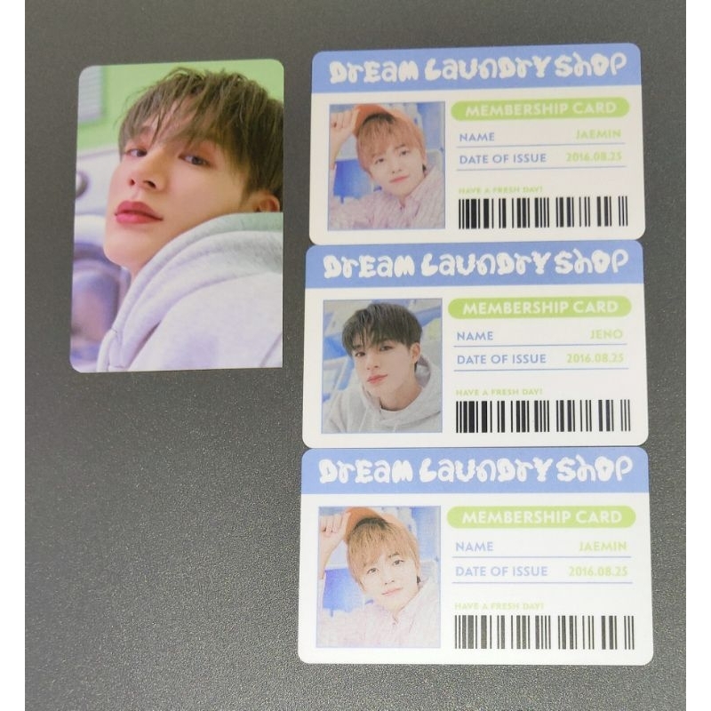 Photocard Photo Card PC NCT Dream Laundry Jeno Jaemin