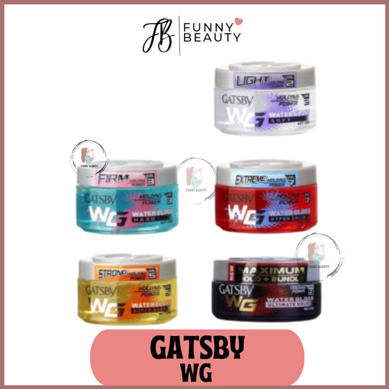 GATSBY WATER GLOSS WG || 30g || 75g