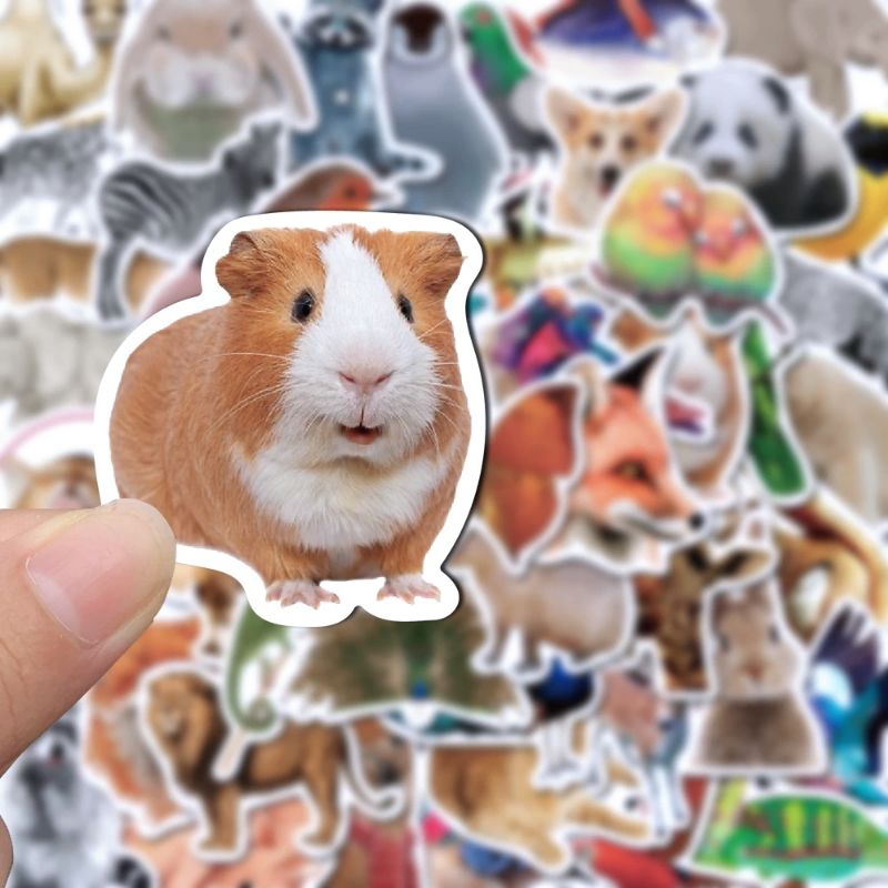 

stiker hewan lucu isi 50pcs