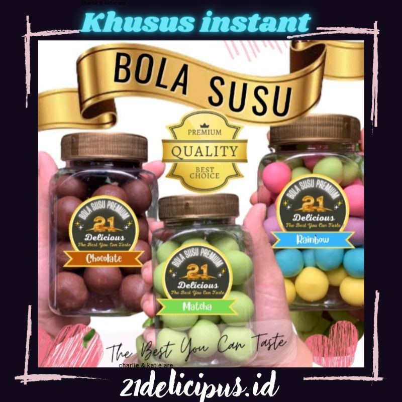 

Khusus Instant & Same Day " Bolsu Varian Rasa " bola susu 21delicious