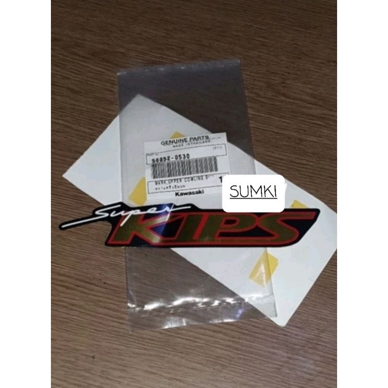 STIKER STRIPING SUPER KIPS NINJA RR OLD ZX KRR HITAM ORIGINAL KGP