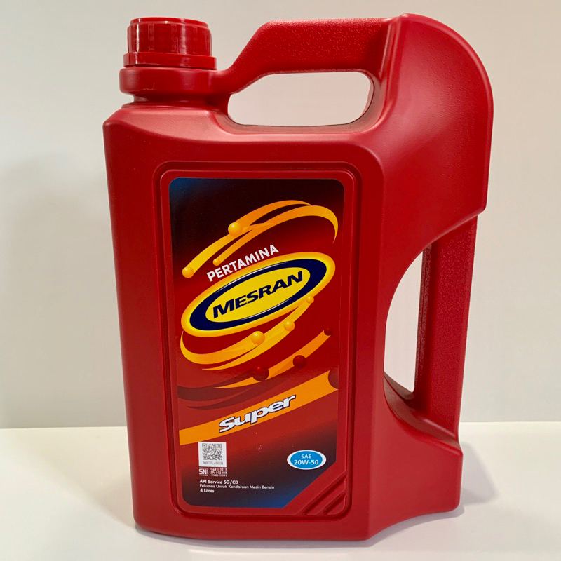 Oli Pertamina Mesran Super 4000 ml SAE 20W-50