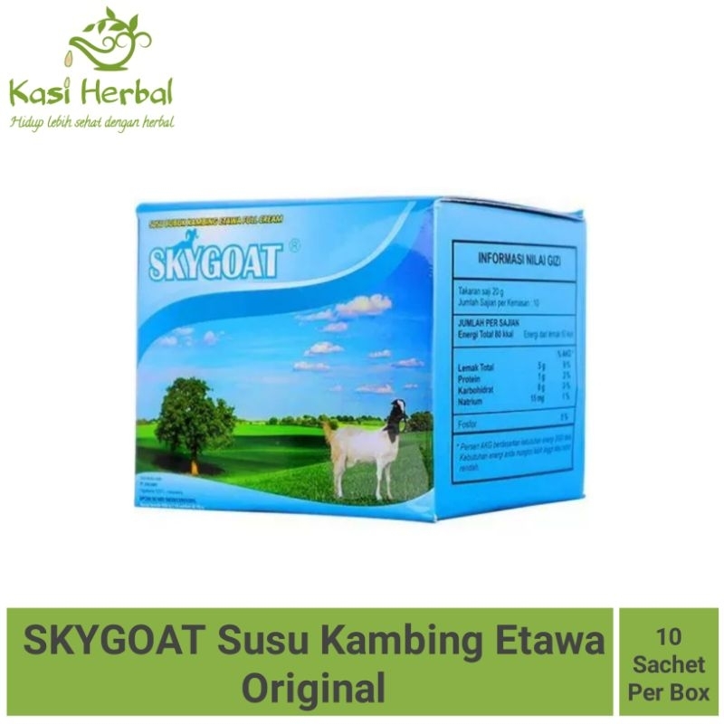 

SkyGoat Susu Kambing Etawa Original Dengan Bubuk Krim | Susu Kambing