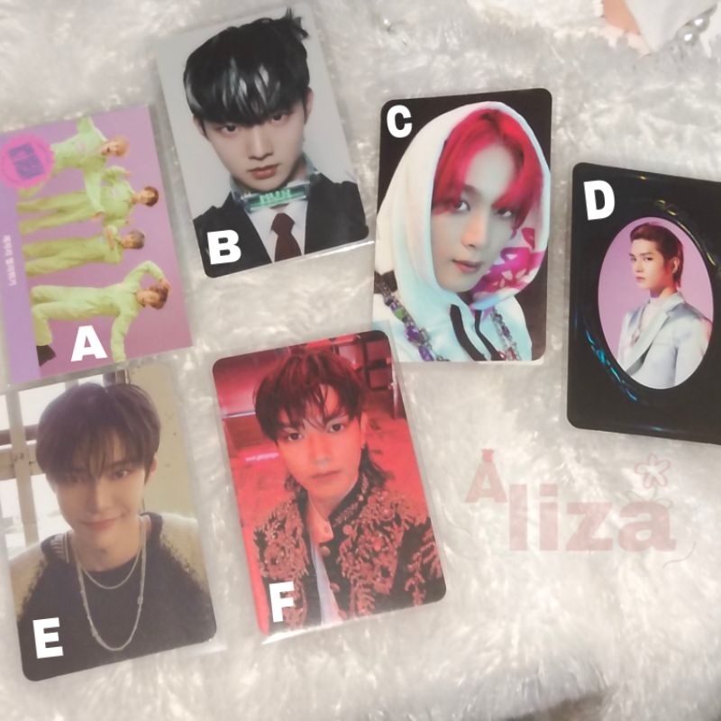 photocard official haechan tc 2 baddies b ver & doyoung pb ay-yo b ver & taeyong tragic & yb taeyong