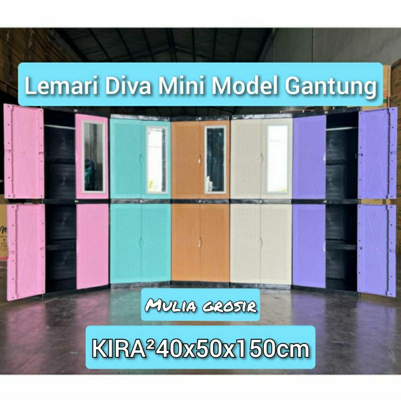 Lemari Plastik Diva Model Gantung Lemari Diva / Mizu Mini Super Gantung
