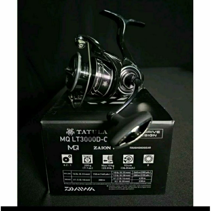 REEL DAIWA TATULA MQ LT 2023 - 1000D-H - 2500D-XH - 3000D-CXH - MURAH