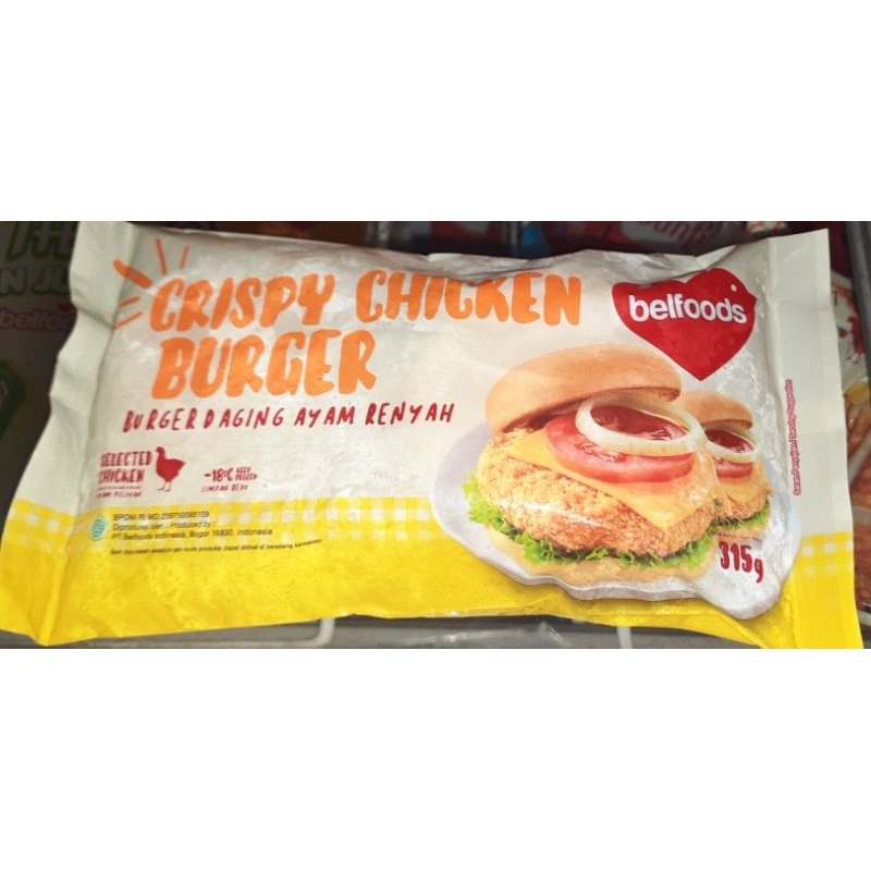 

Crispy Chicken Burger 315g dari Belfood