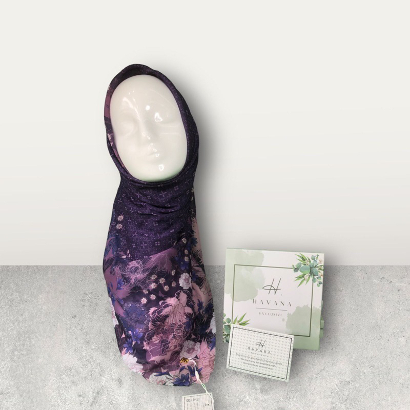 HAVANA SCARF BOX VOAL DIGITAL SQUARE PRINT/110X110CM