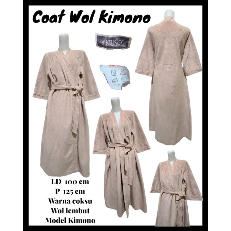 Coat Wol Kimono
