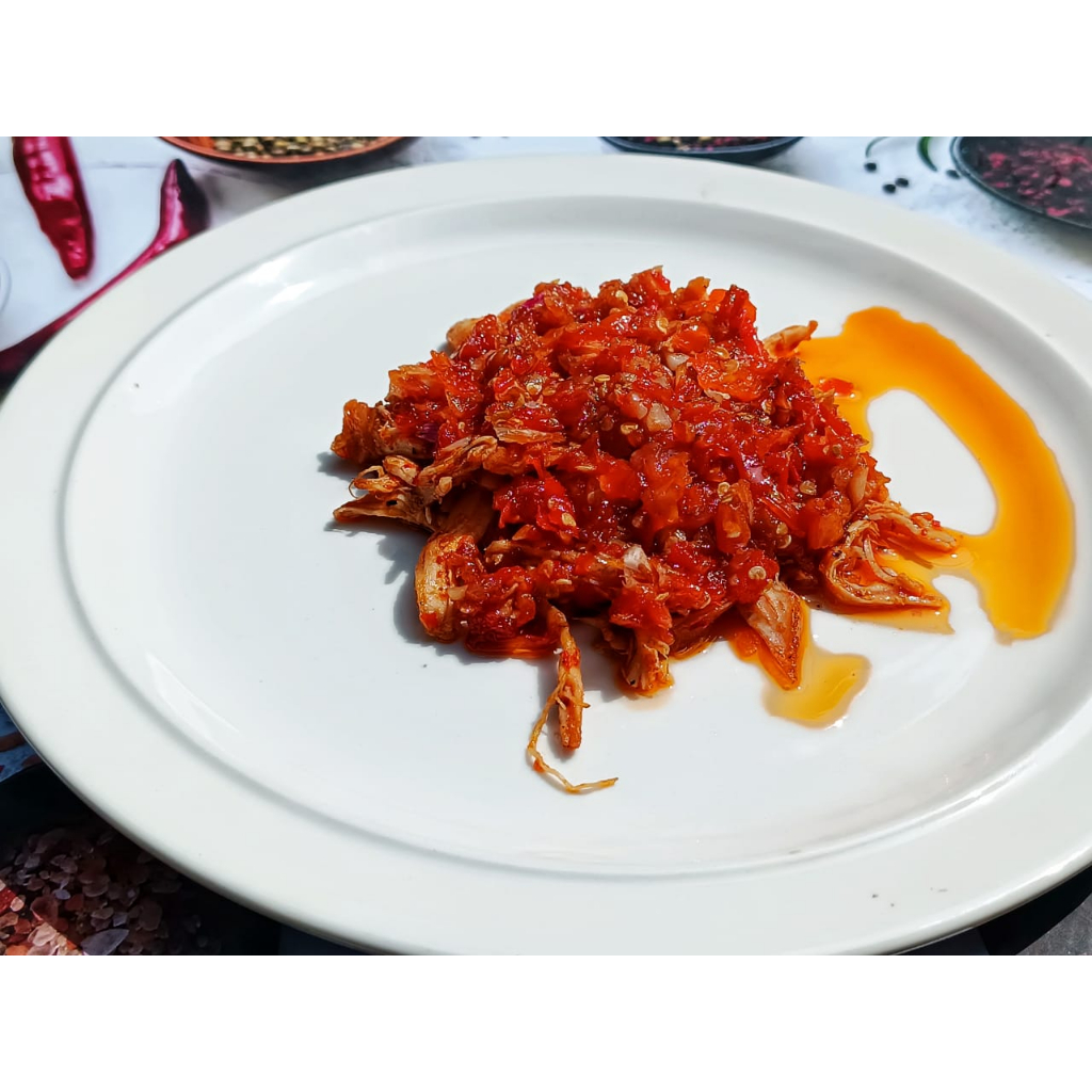 

Sambal Ayam Suwir Mimih Gaga