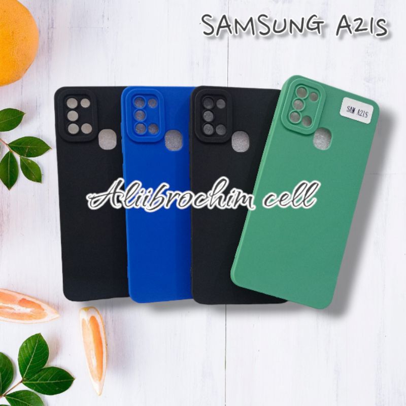 SOFTCASE for SAMSUNG A21s SILIKON CASE MACARON PRO CAMERA FULL COLOR 3D TPU