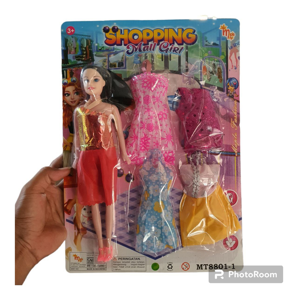 MAINAN ANAK BARBIE / MAINAN ANAK PEREMPUAN BARBIE DAN BAJU GANTI