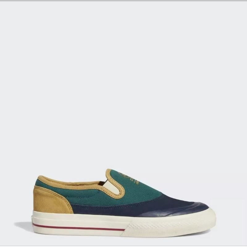 Sepatu adidas Nizza RF Slip-On Shoes Unisex Hijau GW6173 Original Ukuran 42