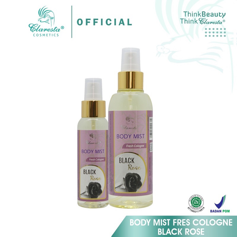 Claresta Body Mist Black Rose