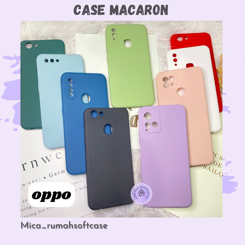 SOFTCASE MACARON POLOS PREMIUM OPPO A5S A7 A12 A11K F9 A5 A9 2020 A53 A33 2020 A15 A15S A16 A1K A3S 