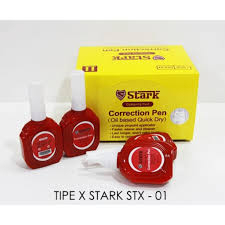 

Correction Fluid / Tip Ex / Tip X Cair Merah Murah