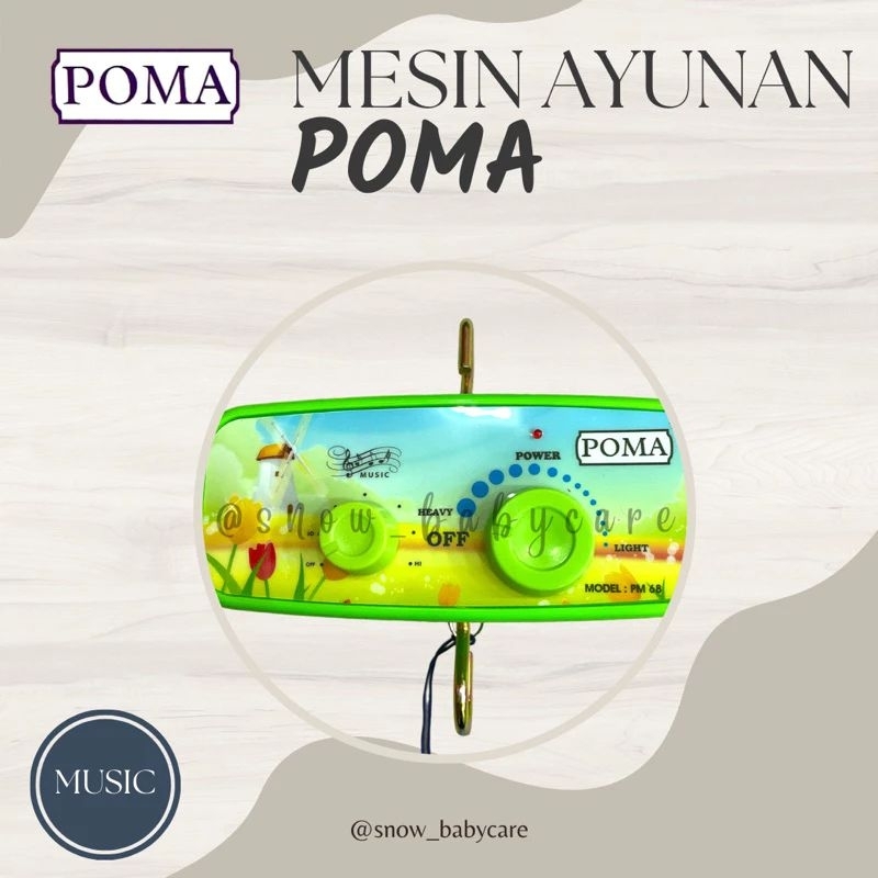 POMA mesin ayunan anak MESIN AYUNAN LISTRIK
