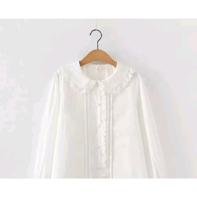 korean voal blouse/blouse korean style