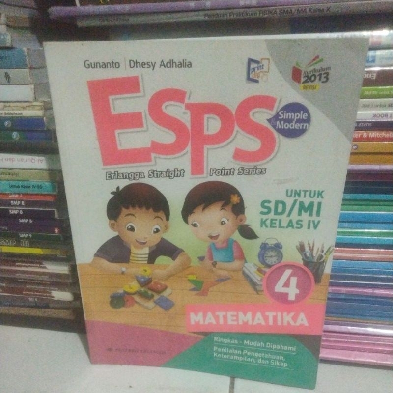 Buku Esps Matematika kelas 4 SD revisi